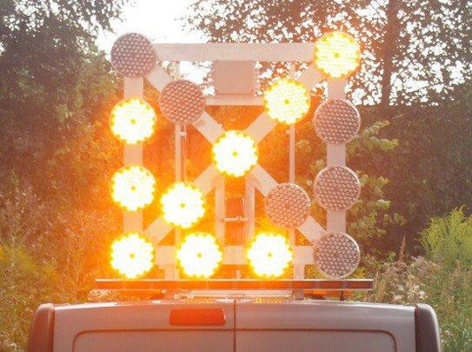 Світловий індикатор LED 15MS - підьомний з електроприводом