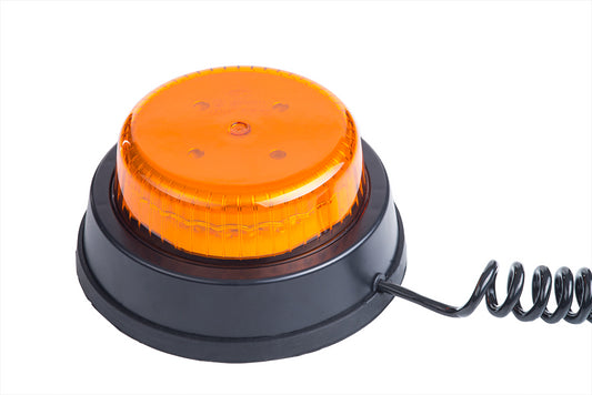 Маяк магнітний HOR 110B, LED, 12/24 В, жовтогарячий. LDO 2664/F